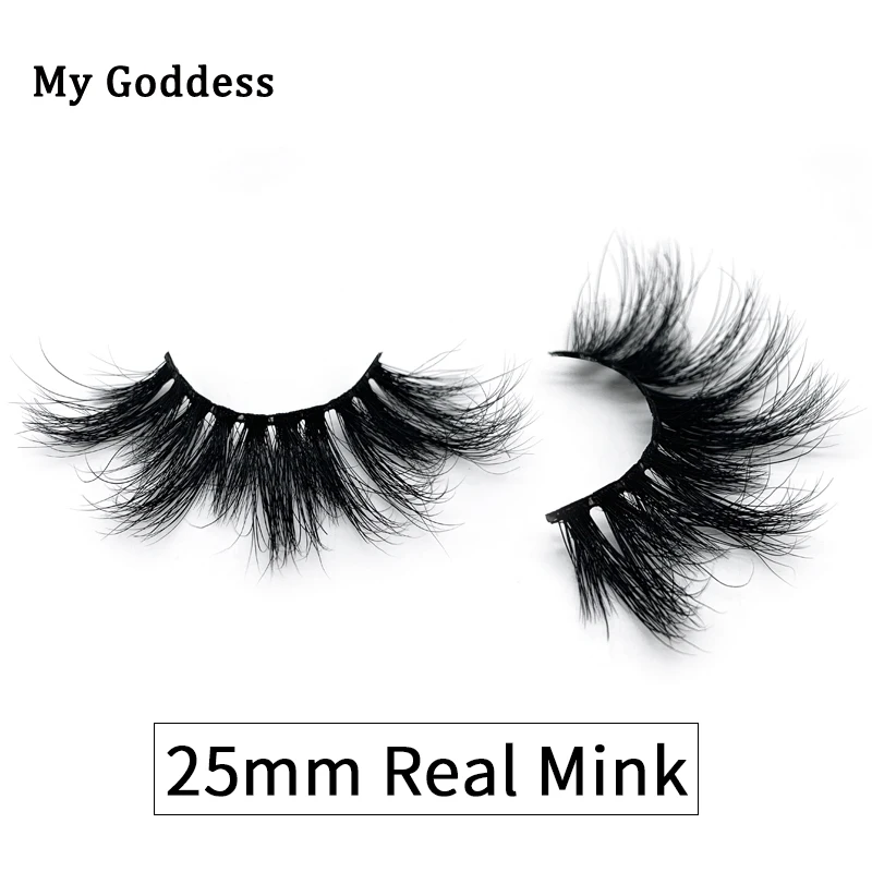 Натуральные ресницы норковые крест-накрест пряди бесплатно 3D 25 мм мягкие