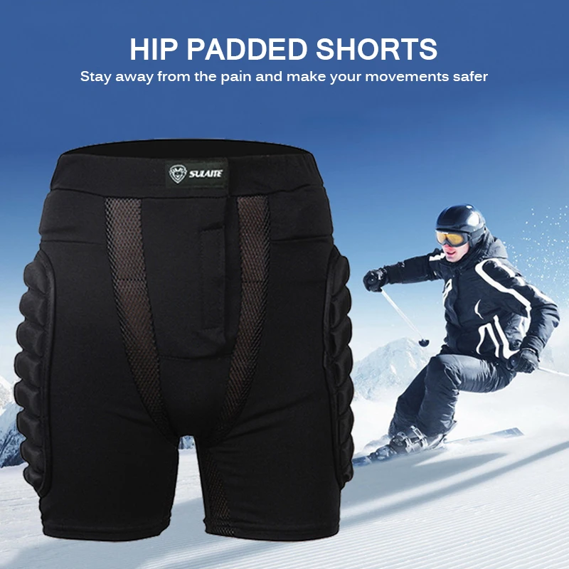 

Skiing Short Protective Hip Butt Pad Ski Skate Snowboard Drop Resistance Padded Shorts Unisex Outdoor Sports Protective Gear