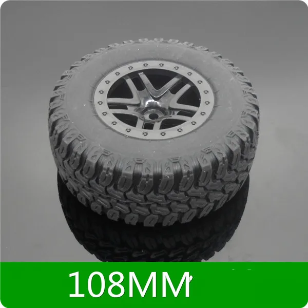 1 шт. автомобильные колеса для внедорожника 108 мм резиновая шина рукоделия с