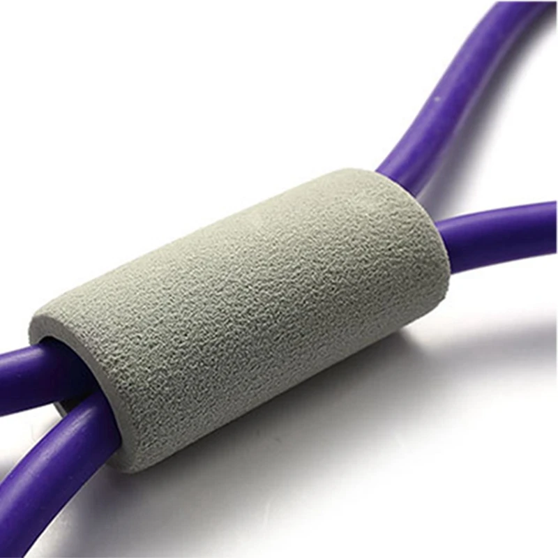 

Home Fitness Sports Bazi Pull Rope Fitness Equipment-Purple Latex 40*15cm