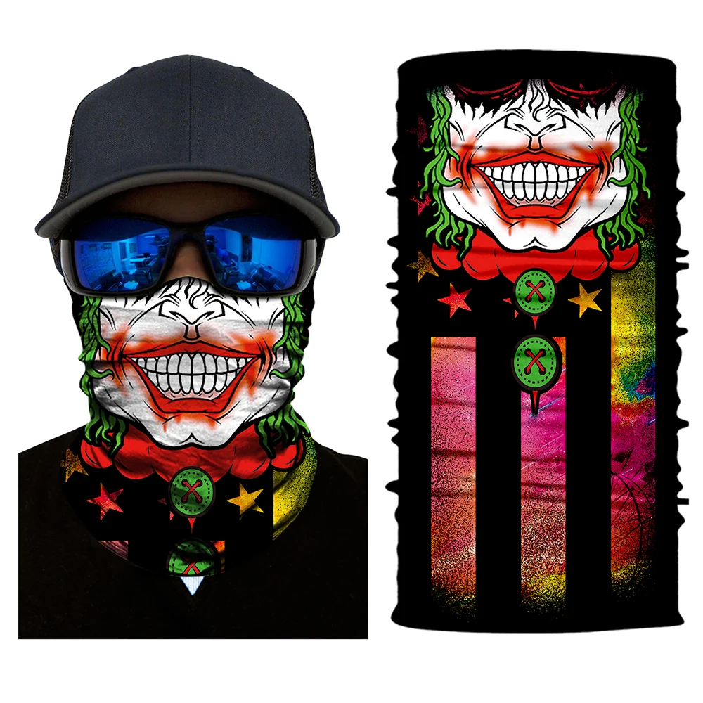 Волшебный череп крутая маска для лица головной платок тюрбан головная повязка