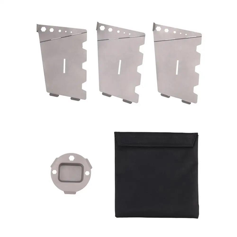 Портативная мини-горелка для спиртов из чистого титана твердые спиртовые печи