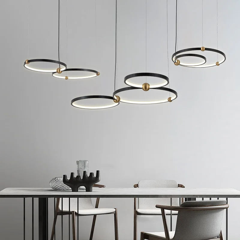 Скандинавские кухонные люстры дизайнерская лампа современная светодиодная