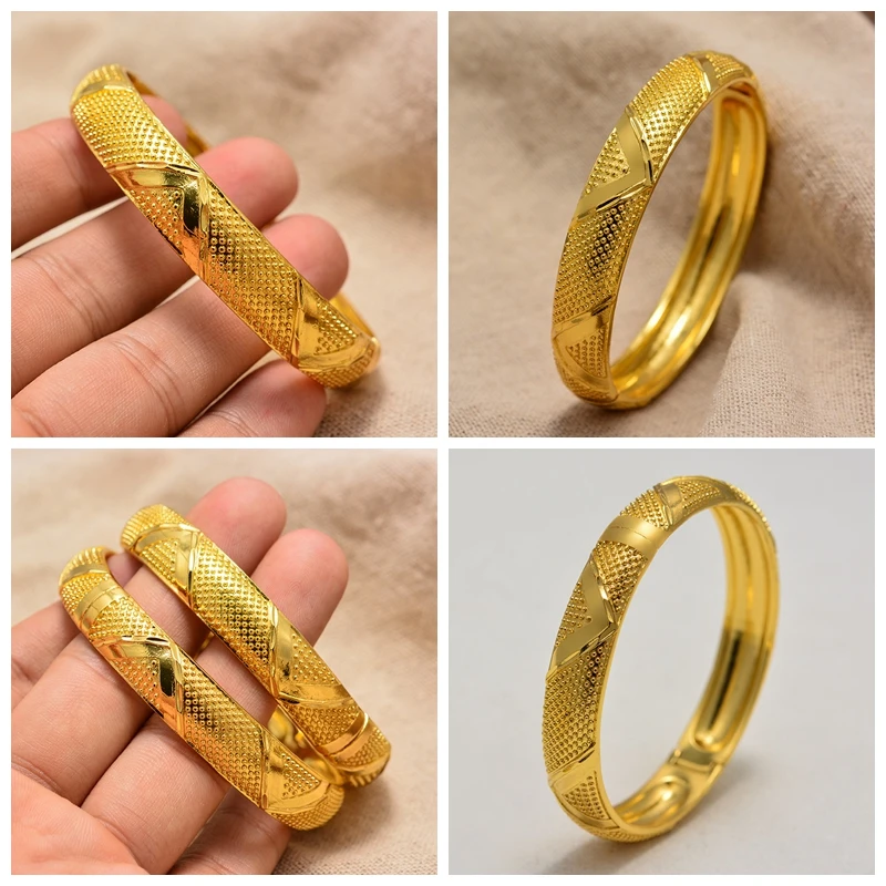 Дубай Арабский узор золотой цвет свадебные браслеты для женщин невесты можно