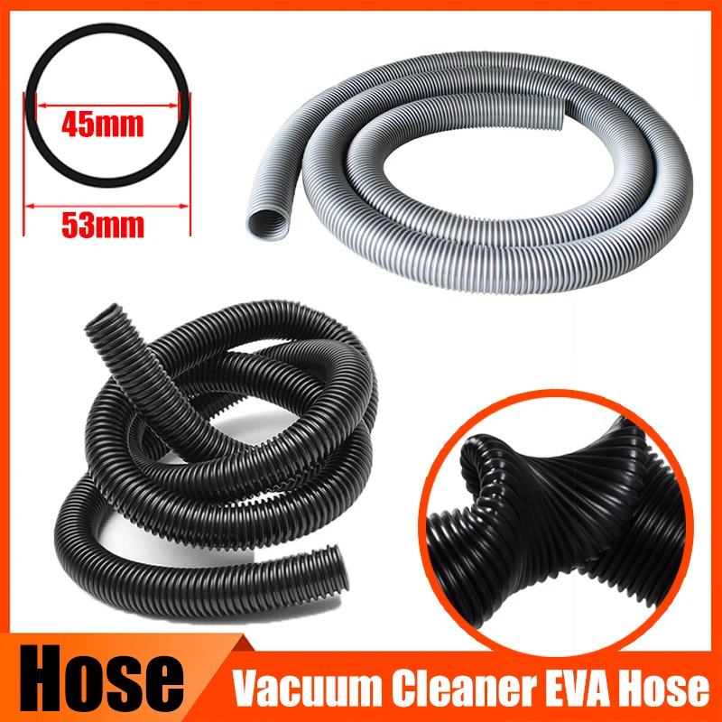 

inner 45mm Vacuum Cleaner Thread Hose Durable Flexible Replacement Part Vacuum Tube Bellows Straws Soft Pipe outer 53mm