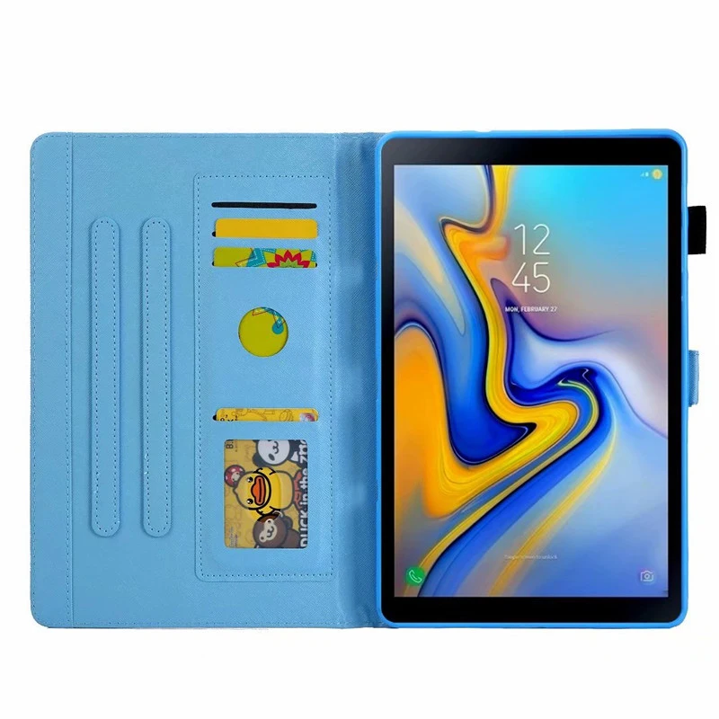 Tablet Funda Capa for Samsung Galaxy Tab A 8.0 inch 2019 SM-P200 P205 Slim Folding Flip Stand PU Leather Wallet Case Cover + pen |