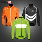 WOSAWE ветровка с высокой видимостью, мотоциклетная куртка, ветровка для мужчин и женщин, водонепроницаемая защитная одежда для мотокросса, горного велосипеда