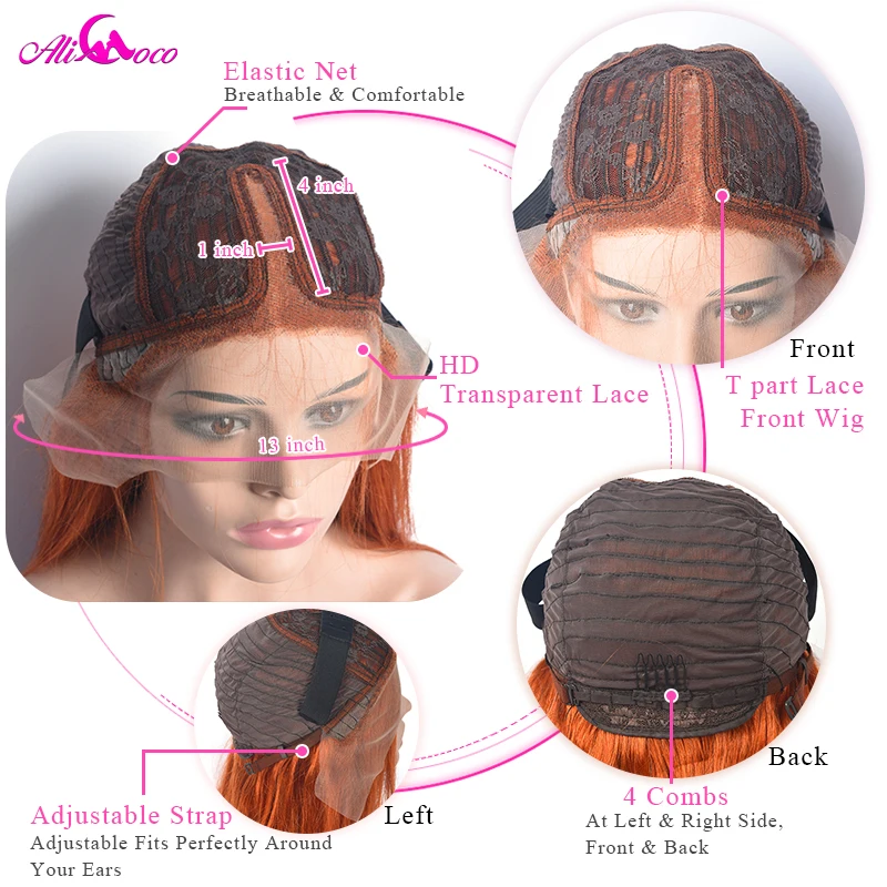 

Ali Coco 99j Curly Human Hair Wigs 180% Density Ombre Brazilian Remy Curl Lace Front Wigs Pre Plucked For Women