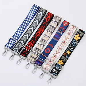 Цветок DIY женская сумка ремешок плечо сумка вешалка цветной ремень сумка Аксессуары Регулируемый ремешок Радужная Сумочка декоративный