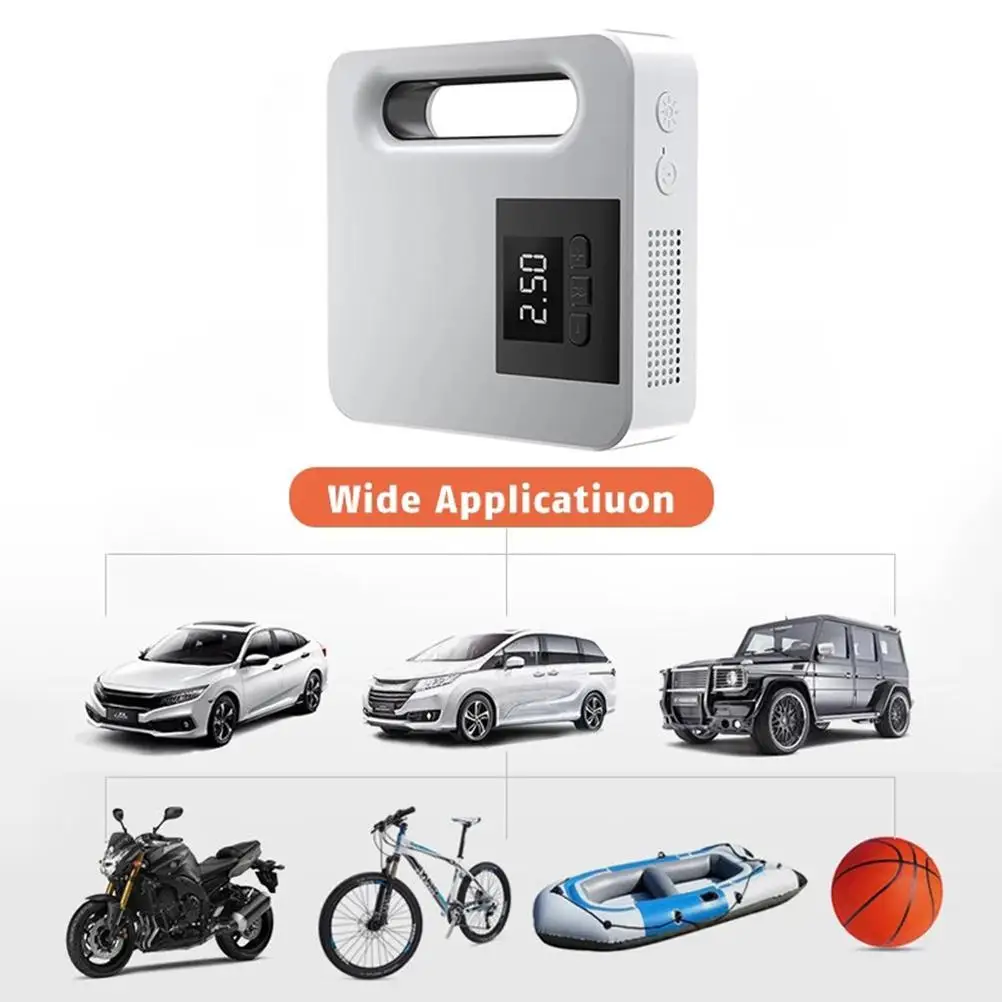

12V Air Compressor Car Air Pump Electric Car Compressor 150PSI Portable Car Air Pump Tyre Inflator 35L/min with LED Light