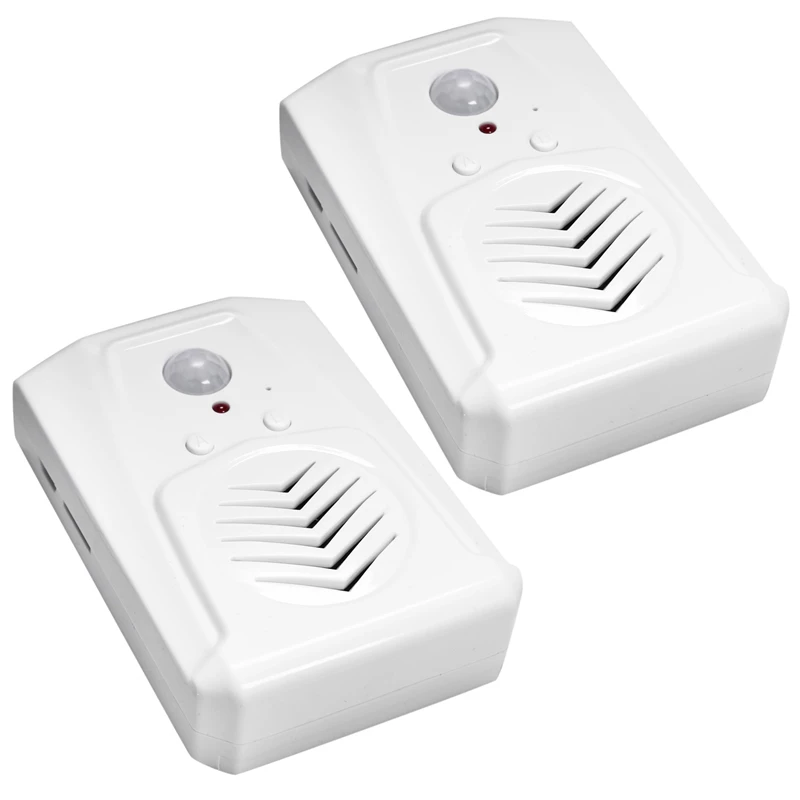 

HFES 2X датчик движения дверной Звонок переключатель MP3 инфракрасный дверной звонок беспроводной PIR датчик движения голосовой подсказка