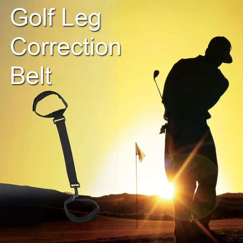 

Golf Leg Correction Belt Golf Swing Trainer Correction Strap Posture Corrector Practice Training Aids for Beginners