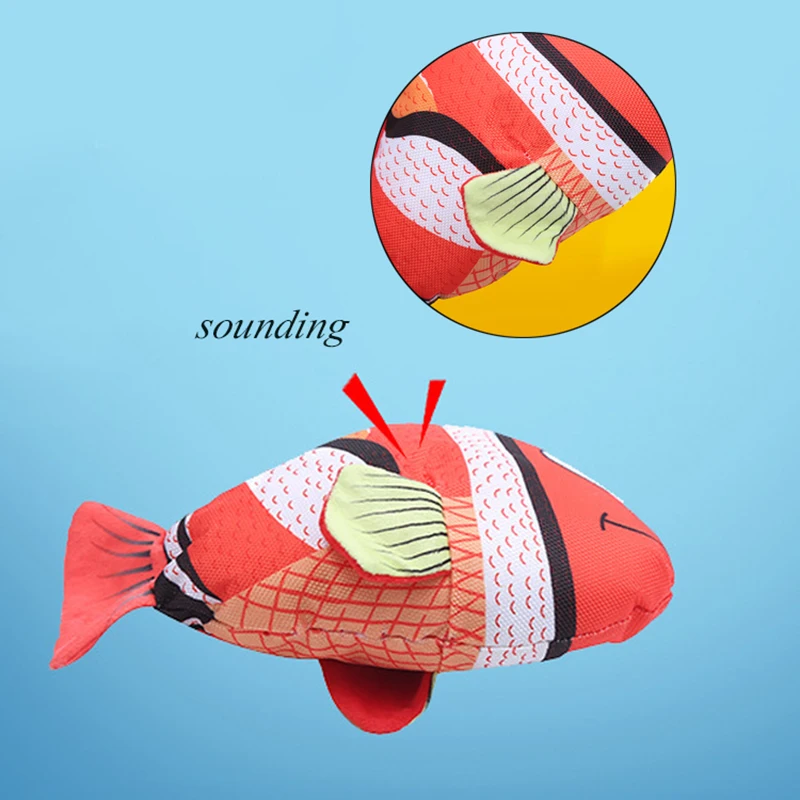 

Pet Dog Toy Fish Funny Molar Rod Kitten Interactive Toys Oxford Cloth Animal Toy Dog Teeth Cleaning Toy Chew Training Supplies