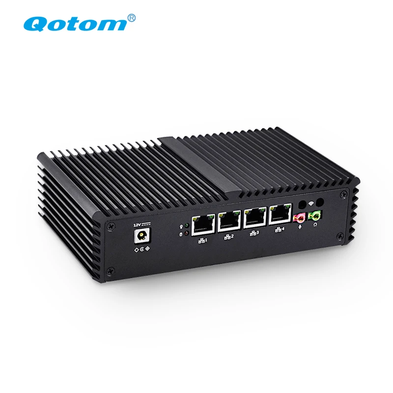 

Qotom Q350G4-S05 AES-NI Core i5-4200U Barebone Mini PC с 4 Ethernet LAN