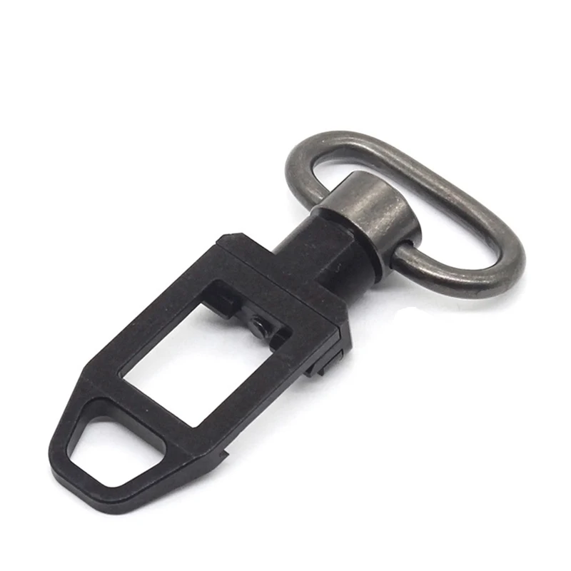 

Tactical Quick Release 1.25'' Sling Loop Swivel Attachment Mount Adapter Push Button QD Low Profile Ambush Loop Sling Swivel