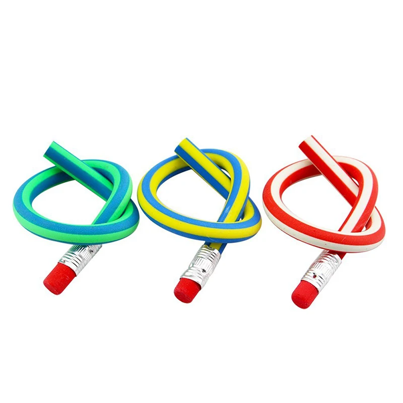

1/2/5 Pcs Children Colorful Magic Flexible Bendy Soft Pencils Cute Bend Pen Creative Toys Pen Small Gifts TXTB1