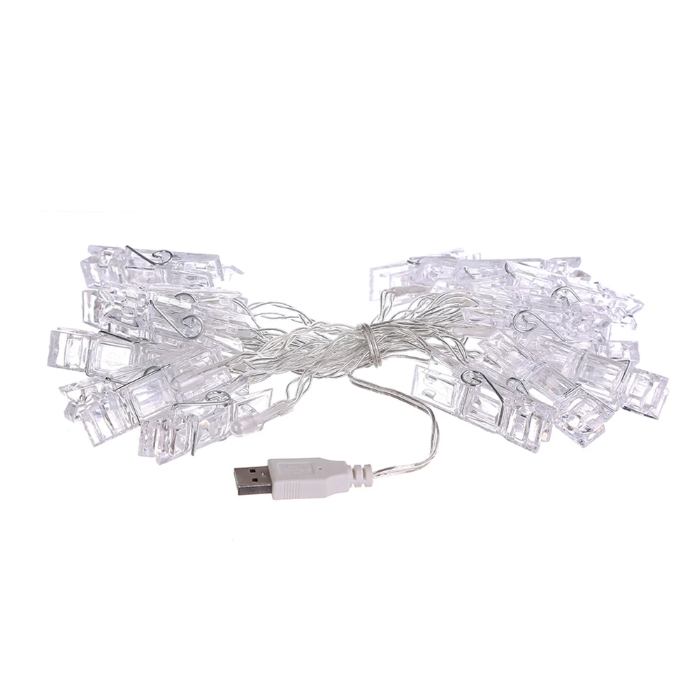 

Fairy String Light Fairy String Fairy Light 10LED Photo Peg Clip Romantic Super Bright Durable Festival Yard Xmas Decor Outdoor
