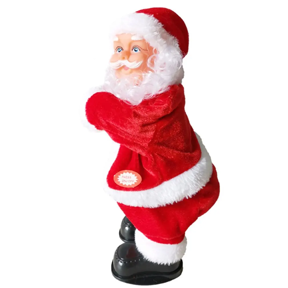 

Модный вибрирующий бедра Электрический поворот Санта Рождественское украшение Рождественский Электрический праздничный ягодицы Санта с ...