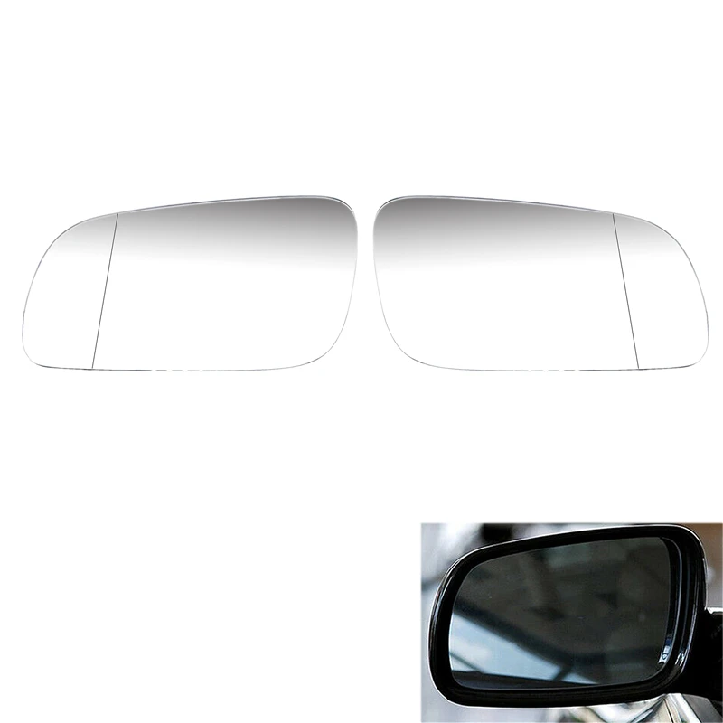 2 шт. замена зеркала заднего вида боковое стекло с проводом подходит для Golf / Jetta Bora