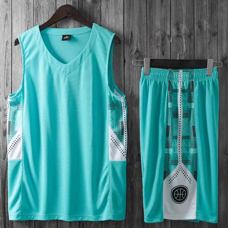 

training jersey setHigh Quality Men Basketball Jersey Sets Uniforms kits Cheap college Basketball tracksuits blank basketball