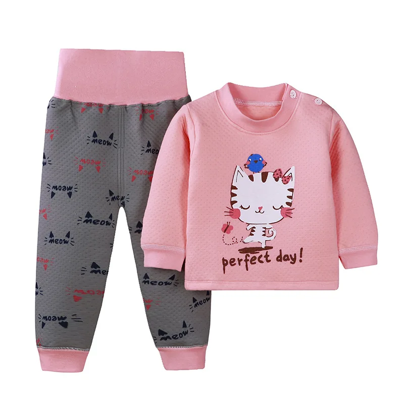 

ZWY1299 Fashion Tracksuit For Children Spring Autumn Kids Clothes Girls Boys Sets Cotton Long Sleeve Tops+Pants Baby Clothing