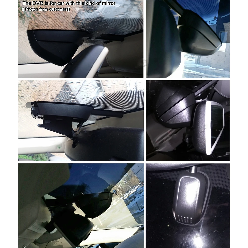 Автомобильный видеорегистратор с камерой Wi-Fi цифровой для Volkswagen VW Touareg 7P 2010 ~ 2019 |