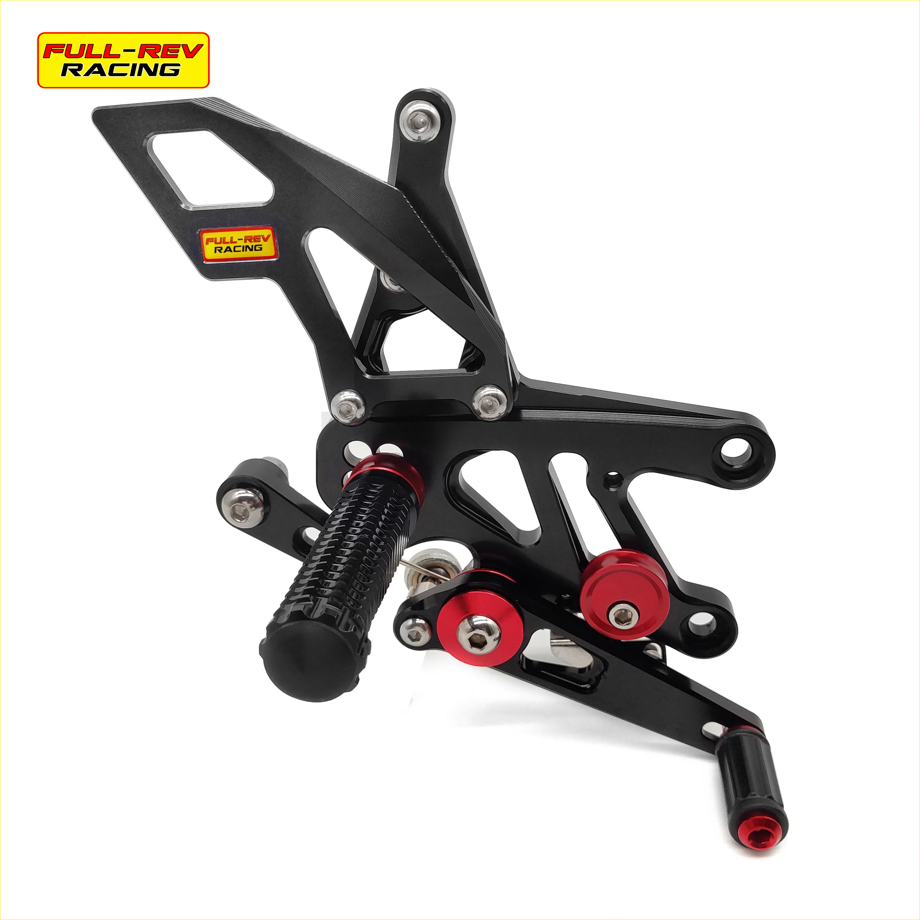 Черный мотоциклетный комплект задних ножек полный Rev Racing для APRILIA RSV4 APRC ABS 13-16