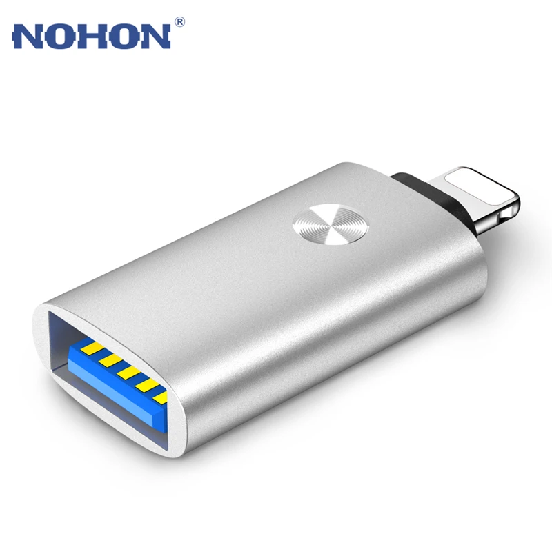 Адаптер OTG lightning/USB для iPhone 7 8 6 6s Plus 11 Pro Max X XS XR|Переходники и адаптеры| |