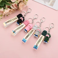 cartoon cute fashion shark epoxy key ring cool couples package pendant net red key ring wholesale