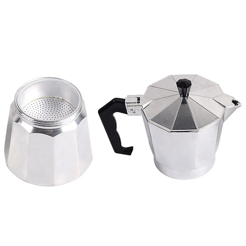 Новая Кофеварка Mocha Latte Итальянская Moka Espresso Перколятор 6 чашек плита