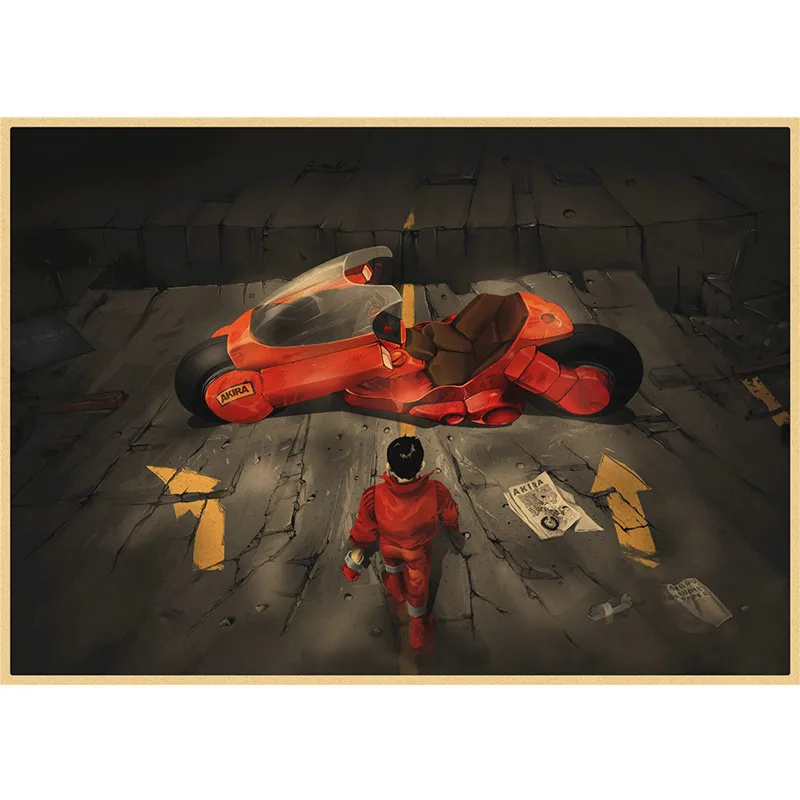 Классические Постеры Akira из крафт-бумаги для японского аниме фильма