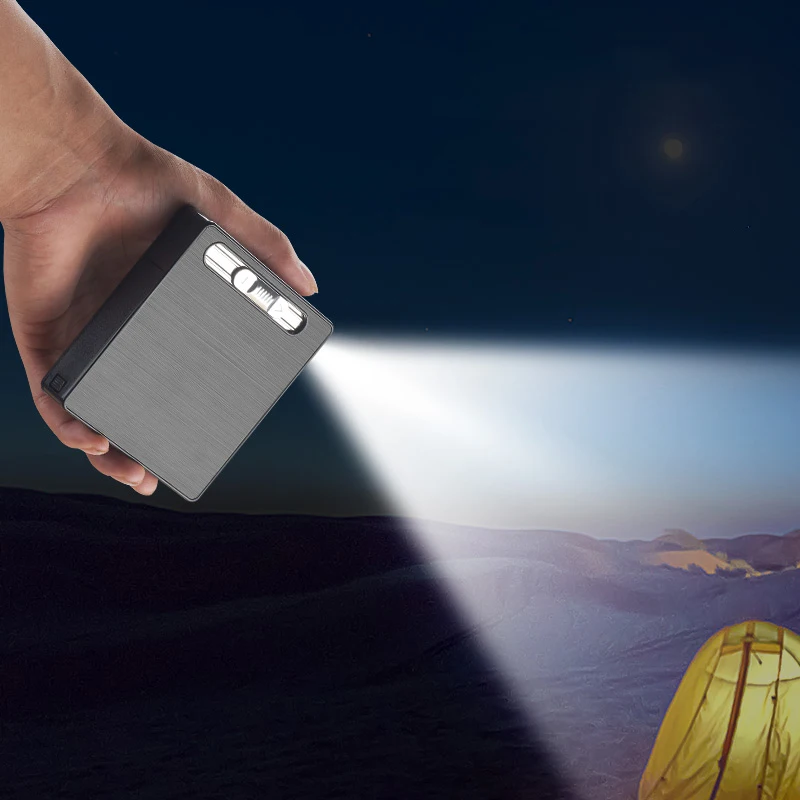 Чехол для сигарет 20 шт. USB-зажигалка новый держатель сигар ветрозащитная газовая