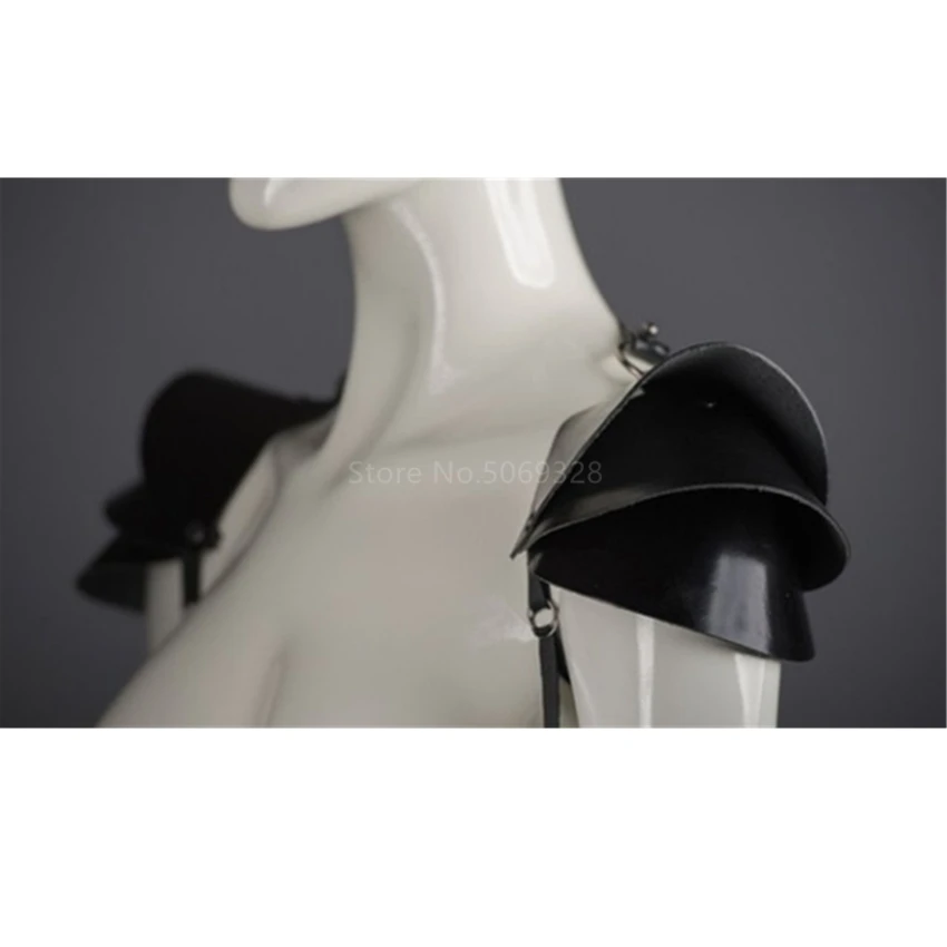 Мужской Кожаный Костюм викинга воина средневековая бронежилет аксессуары для