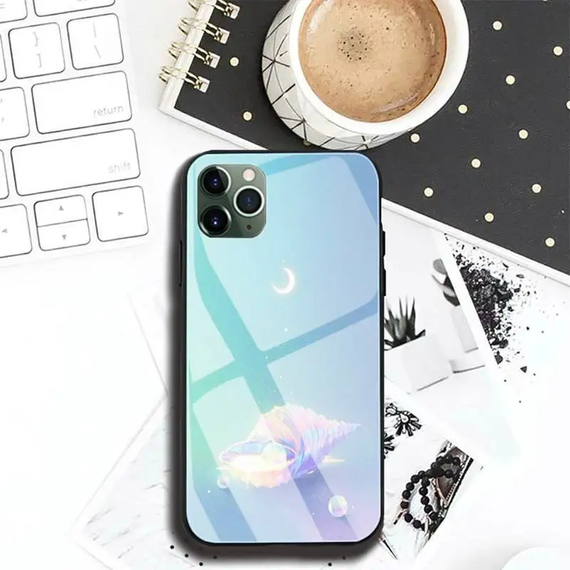 

Water Droplets Phone Case Glass Designer For Iphone 7 8 PLUS 6s 11 Pro Max XR Back Cover Case