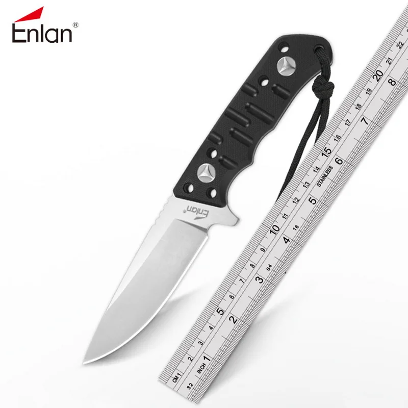 

Enlan New EG001 VG10 Fixed Blade Knife G10 Handle Outdoor Camping Hunting Survive Adventure Tactics Straight Knives EDC Tools