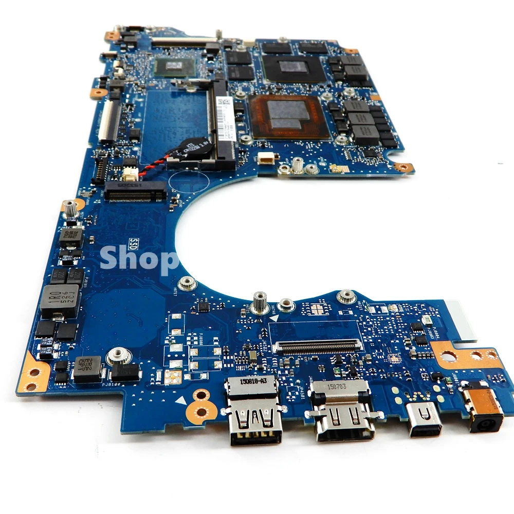 

N501JW 4GB RAM i7-4750CPU GTX960M Motherboard For ASUS G501JW N501JW UX501J G501J UX501JW FX60J NLaptop mainboard 100% Tested
