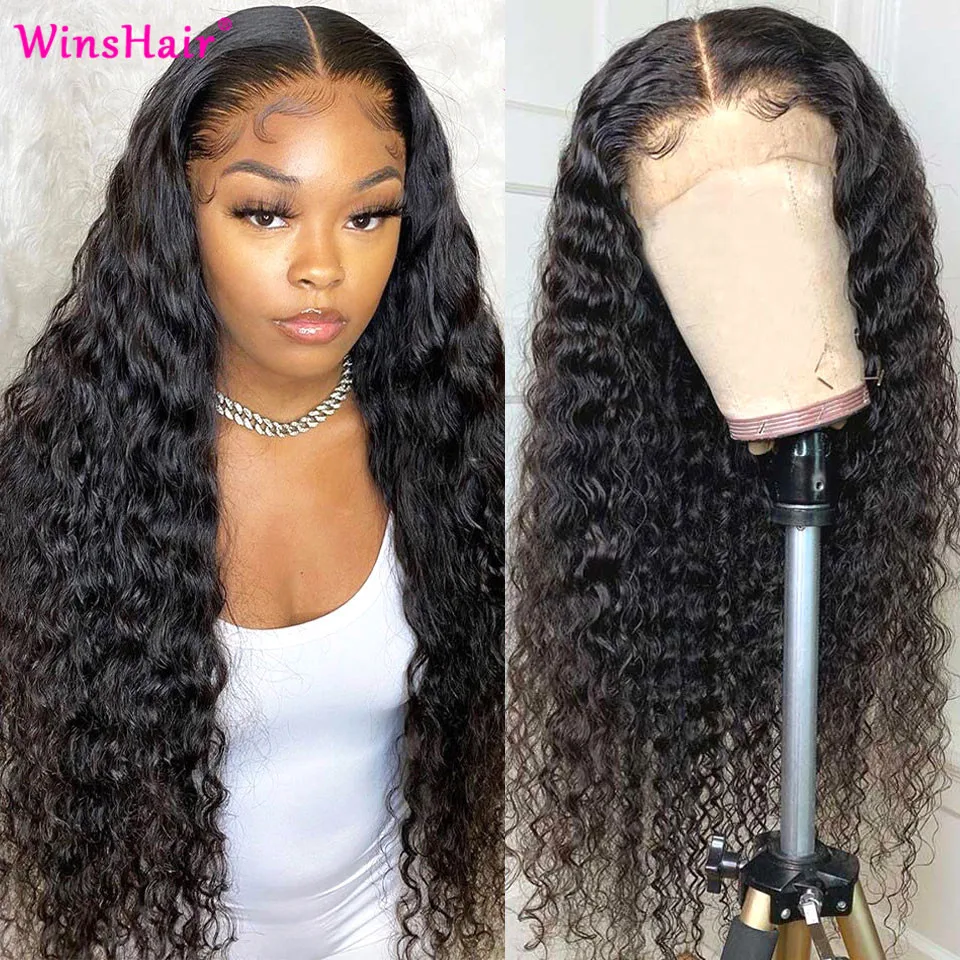 Парик из натуральных волнистых волос Liweike 13*4 13*6 бразильских Remy 150% 180% плотность