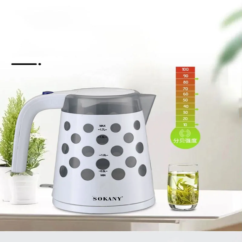 Электрический чайник с подогревом воды макс. 1 7 л 2 цвета | Бытовая техника