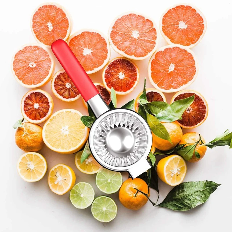 

Lemon Squeezer Juicer,Citrus Juicer,Press with Silicone Handles Zester Grater,Grater Citrus Squeezer for Home