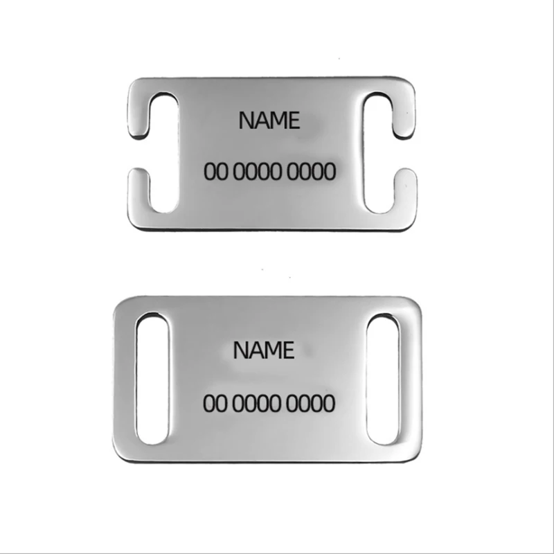Индивидуальная бирка для собак из нержавеющей стали домашних животных с