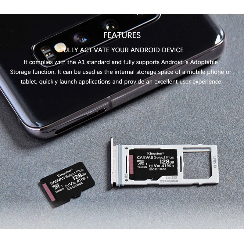 Kingston Карта памяти Micro SD класс 10 256 ГБ 128 64 16 ГБ|32gb class10|cartao demicro sd |