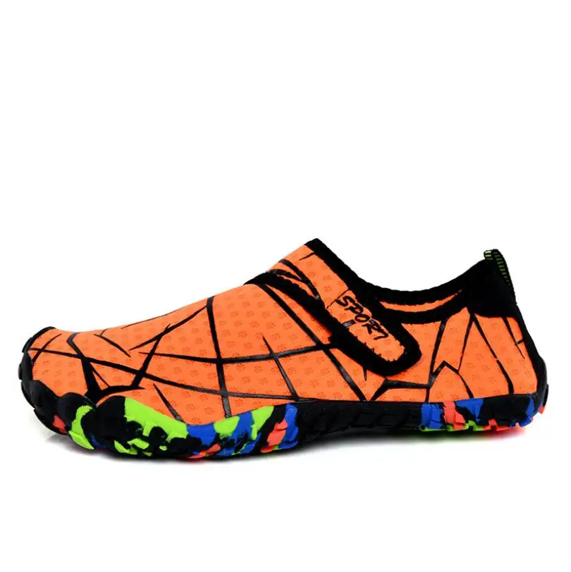Водные виды спорта Fivefingers обувь для плавания на ногах походный кемпинг езда рыболовный светильник Нескользящая быстросохнущая низкая помощь пляжная обувь дешево