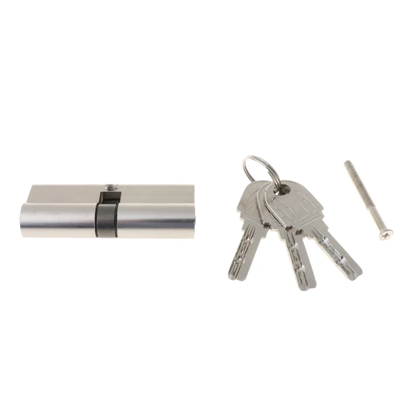 

Double Open Lock Door Window Security 60 70 80 90mm Cylinder Key Anti-Theft Entrance Brass Door Lock Lengthened Core HX6C