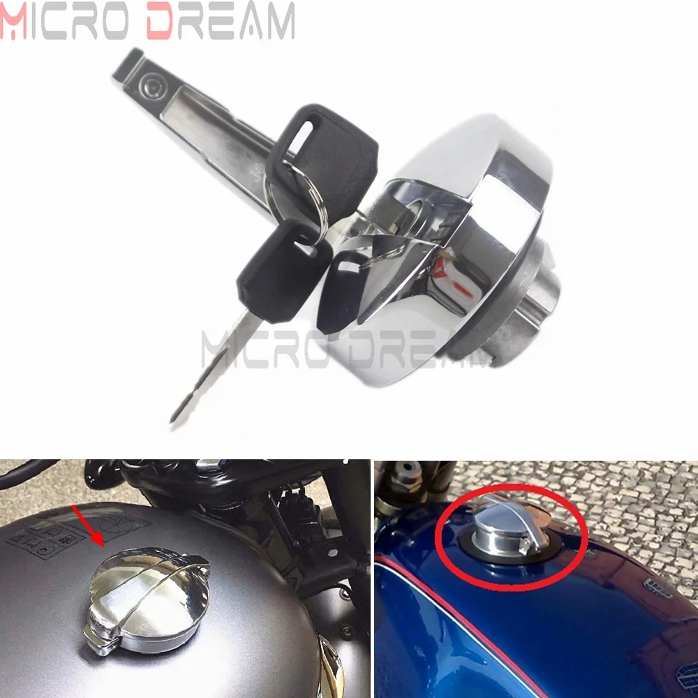 

For Honda Shadow VT / VLX 600 2004-2007 Chrome Fuel Tank Petrol Cap Cover Filler Cap For FL350R CM125 250C 400 450A 450E 450C