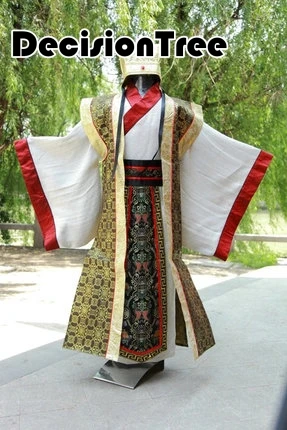 Мужской костюм Китайская традиционная одежда Новинка hanfu хлопковая одежда Императорский принц косплей костюм халат