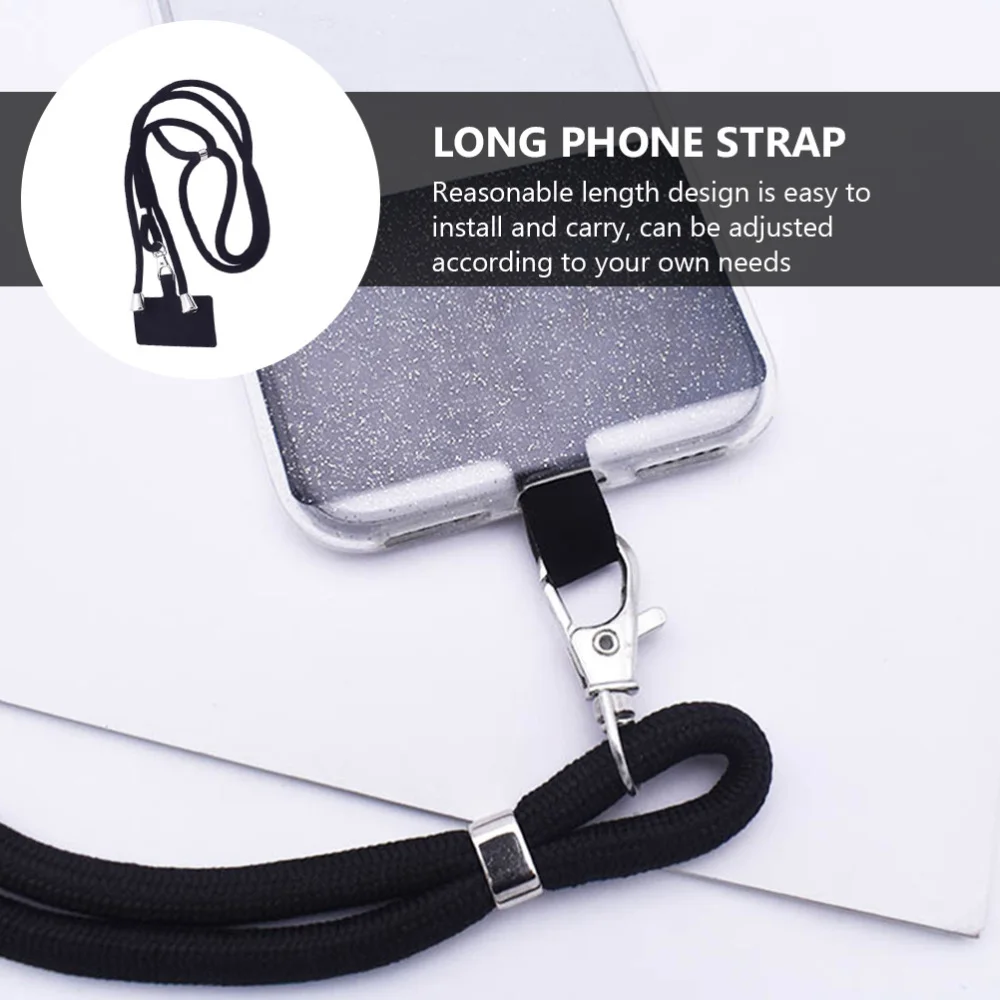 1 пара длинных ремешков для телефона регулируемые ремешки (разные цвета) |