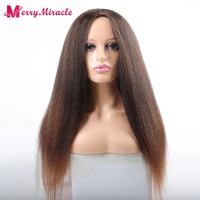 long kinky straight synthetic wigs for black women black brown blonde ginger red white hair mix ombre straight synthetic wigs