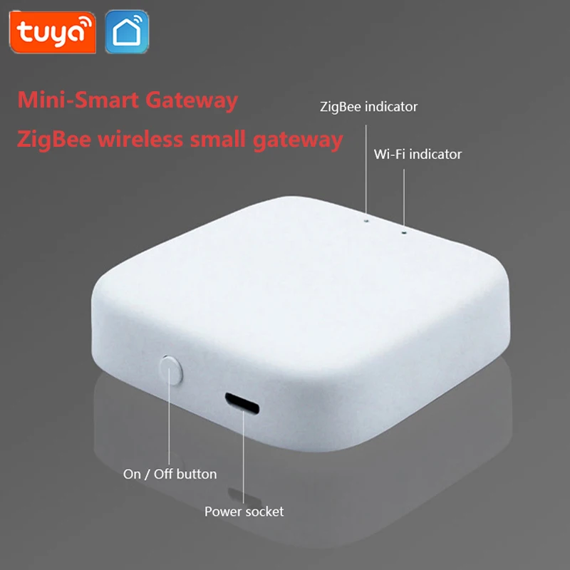 

Tuya Zigbee Wireless Hub Gateway For Smart Home Automation for Zigbee Devices Via Smart Life Works with Alexa Google Home