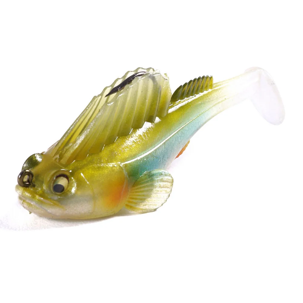 Новое поступление 7 см 14 г Megabass темное спальное место мягкое тело Swimbait глубокий бег весло хвост Swimbait Прямая поставка