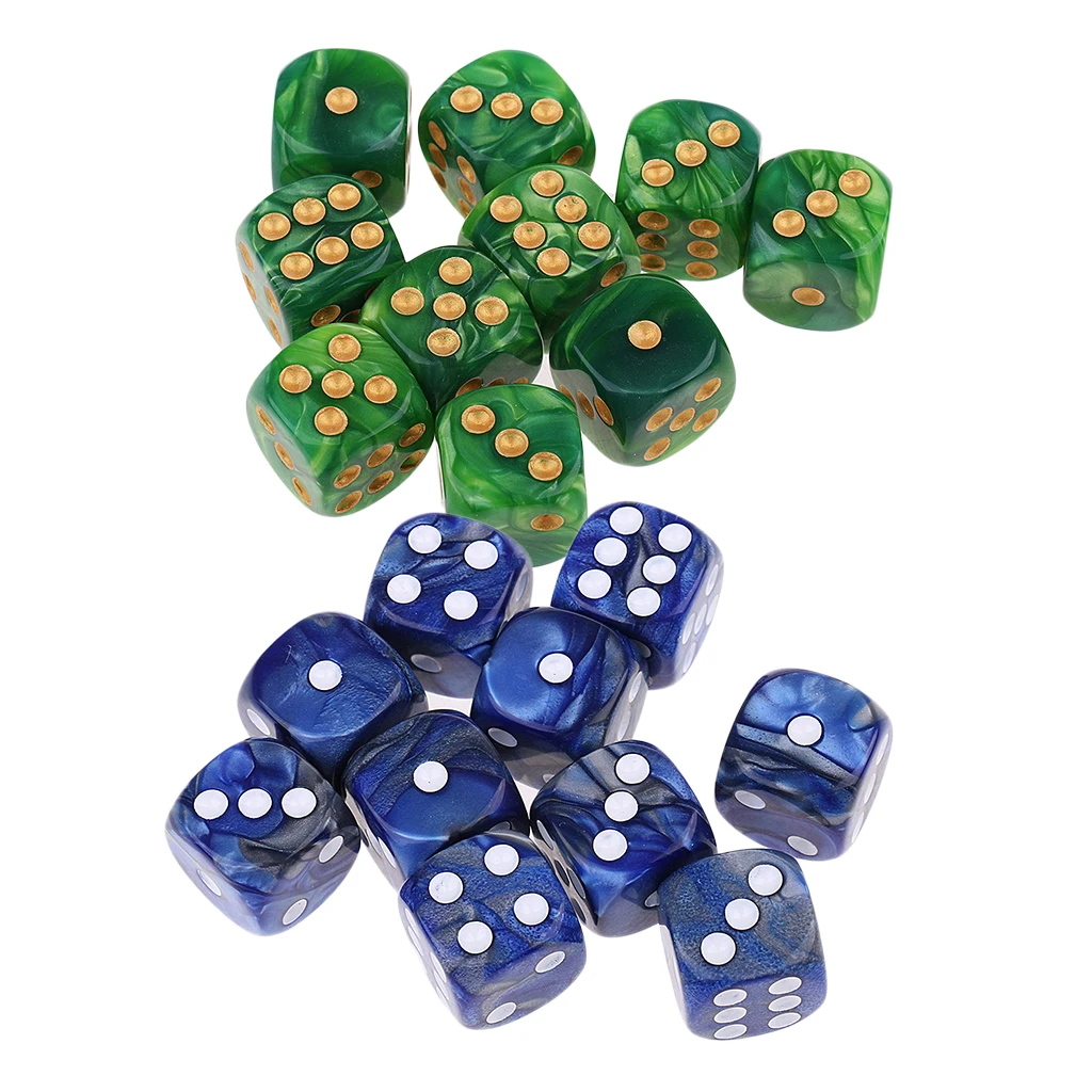 Набор игральных костей D6 для D &amp MTG 20 шт. | Спорт и развлечения